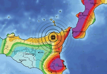 Villafranca Tirrena - Scossa di terremoto avvertita a Reggio e Messina: magnitudo 4.0, epicentro sui Nebrodi nel messinese